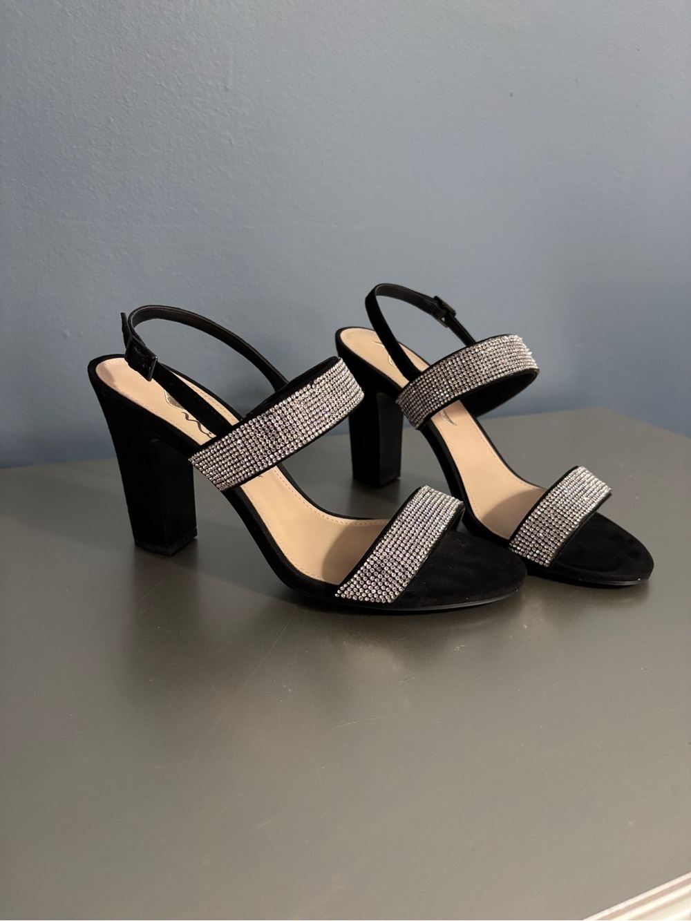 Nina Senta-Fy Black Glam Heels - Picture 2 of 6
